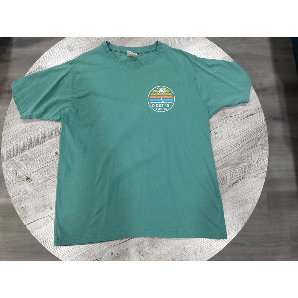 Southern Spirit Destin Florida Tee Medium Coastal Beach Graphic Shirt
